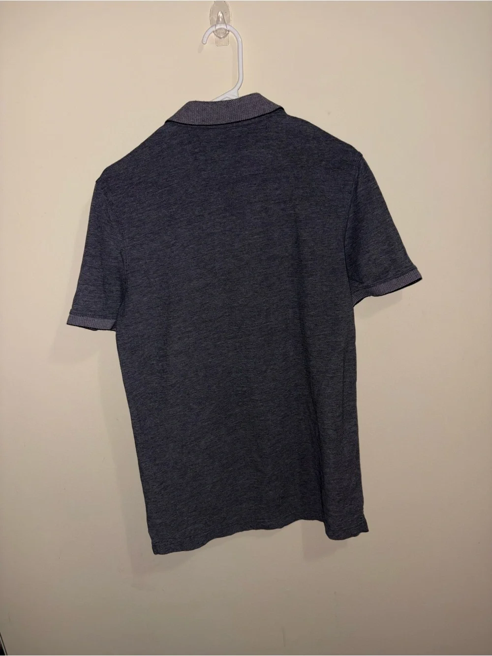 Banana Republic Men's Dark Charcoal Heather Polo